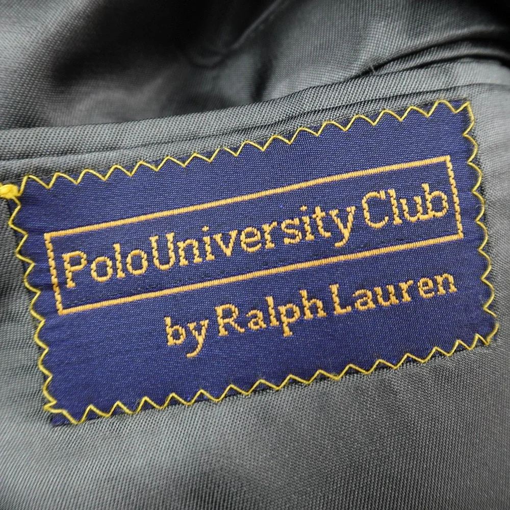 VTG Ralph Lauren Blazer Mens 44 Wool Polo University Club Sport Coat Jacket USA‎